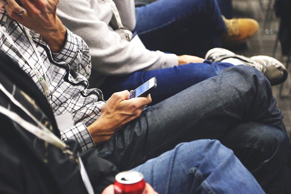 Person typing for help to construct effective Ad campaigns.