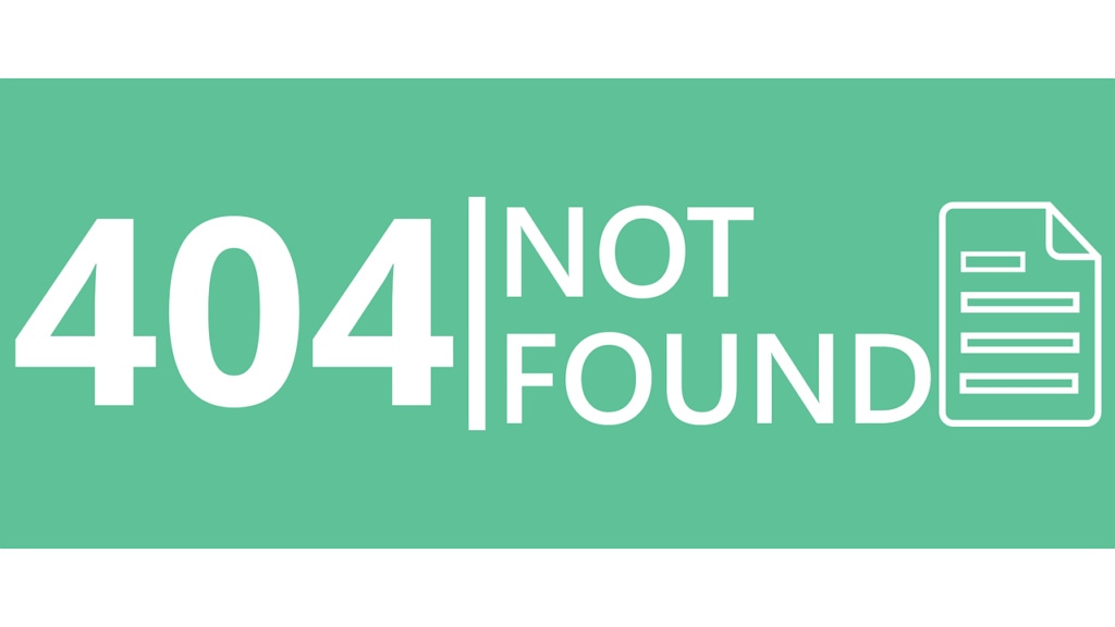 404 page not found