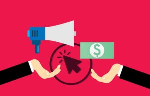 A graphic representing Pay Per Click as a marketing method.