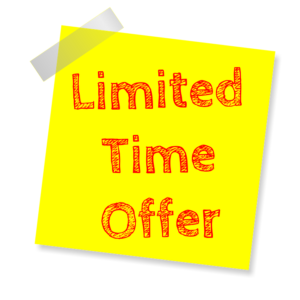 Limited Time Offer sticker
