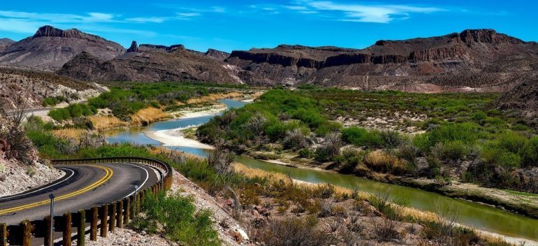 The Rio Grande River in Texas.