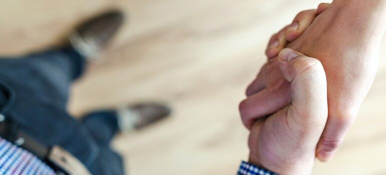 having a presence on business review sites leading to a sale sealed by a handshake.